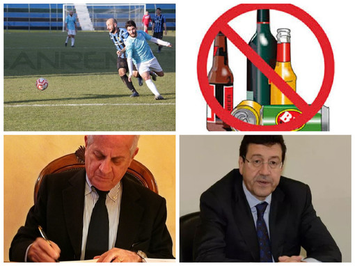 Imperia, scattano i divieti in vista del derby di mercoledì con la Sanremese: no alla vendita di alcolici allo stadio e nei bar vicini per "scongiurare manifestazioni di violenza" Imperia, scattano i divieti in vista del derby di mercoledì con la Sanremese: no alla vendita di alcolici allo stadio e nei bar vicini per "scongiurare manifestazioni di violenza"