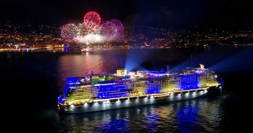 Fuochi d'artificio a Sanremo