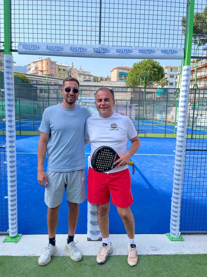 Sanremo, al Barabino Padel Center il presidente della provincia di Savona Olivieri: accoglienza di alto livello