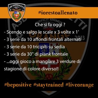 #Iorestoallenato. Continua l'iniziativa dell'Ospedaletti Calcio