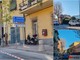 Camporosso, olio sulla carreggiata: disagi al traffico (Foto)