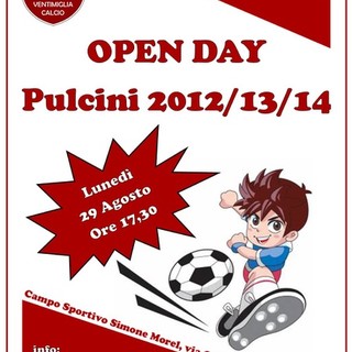 Lunedì prossimo, 'open day' al Ventimiglia Calcio riservato ai pulcini classi 2012-13 e 14