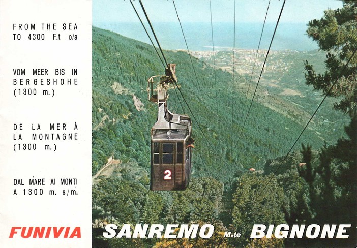 Sanremo: la storia della funivia dagli albori ad oggi, raccontata dal lettore Elio Amoretti