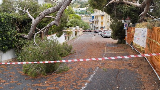 Ospedaletti, la quiete dopo la tempesta: "In corso qualche intervento, ma il peggio è passato" (Foto)