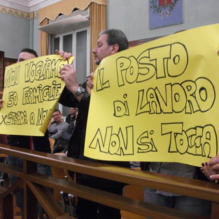 Sanremo: protesta in consiglio da parte dei dipendenti del servizio ristorazione del casinò