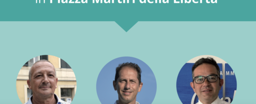 Una poltrona per 3: oggi pomeriggio alle 15 in piazza Martiri della Libertà a Diano Marina il confronto tra i candidati sindaco Una poltrona per 3: oggi pomeriggio alle 15 in piazza Martiri della Libertà a Diano Marina il confronto tra i candidati sindaco