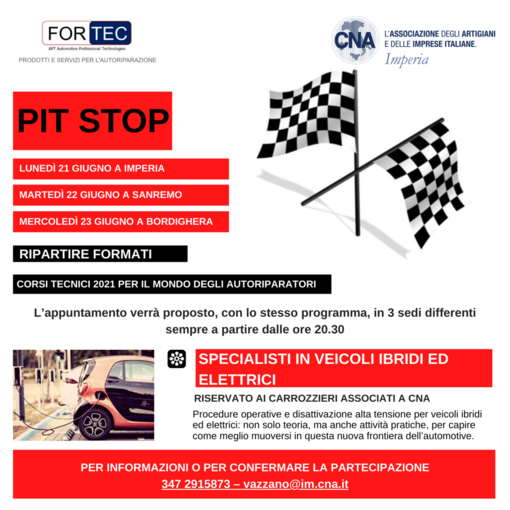 Cna Autoriparatori propone “Più Stop, ripartire formati”, lunedì il primo appuntamento Cna Autoriparatori propone “Più Stop, ripartire formati”, lunedì il primo appuntamento