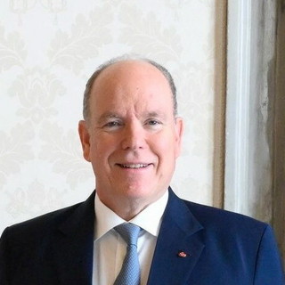 Cena a Palazzo benefica con la partecipazione del principe di Monaco Alberto II al Casinò si Sanremo