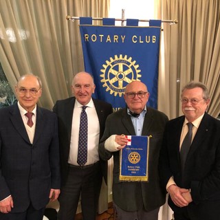Lo studioso di fama internazionale professot Marcello Corradini ospite del Rotary Club Sanremo