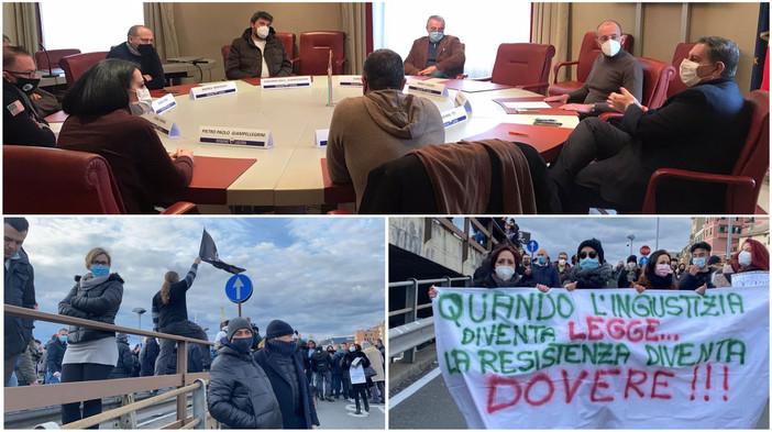 I ristoratori protestano a Genova, Regione Liguria aveva chiesto restrizioni per la sola provincia di Imperia I ristoratori protestano a Genova, Regione Liguria aveva chiesto restrizioni per la sola provincia di Imperia
