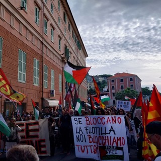 Imperia, sciopero generale contro l’attacco alla Global Sumud Flotilla