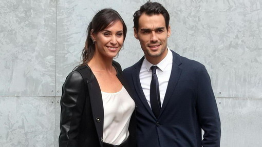 Fabio Fognini con la moglie Flavia Pennetta Fabio Fognini con la moglie Flavia Pennetta