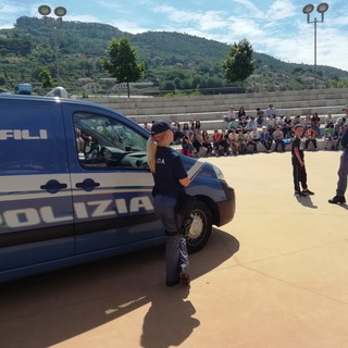 Camporosso: questa mattina, 150 studenti alla passeggiata della legalità ‘Il piacere di giocare sano’ (foto)