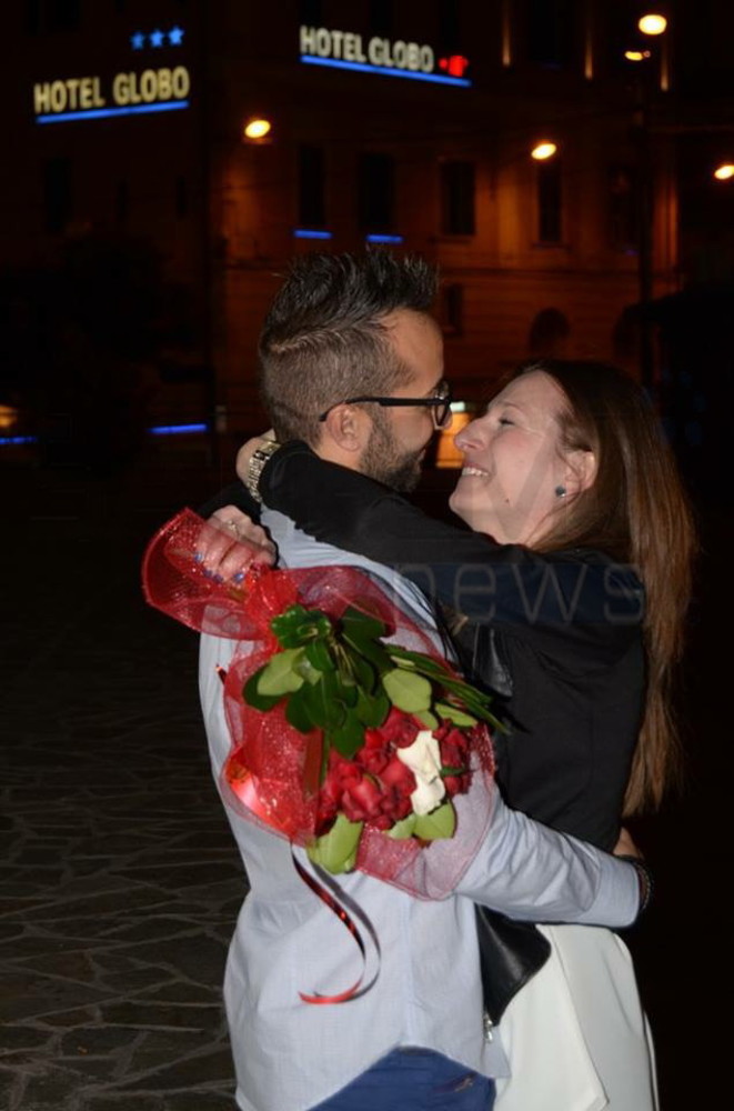 Sanremo: ieri sera, proposta di matrimonio in Piazza Colombo con flash mob della Dany Animation Staff