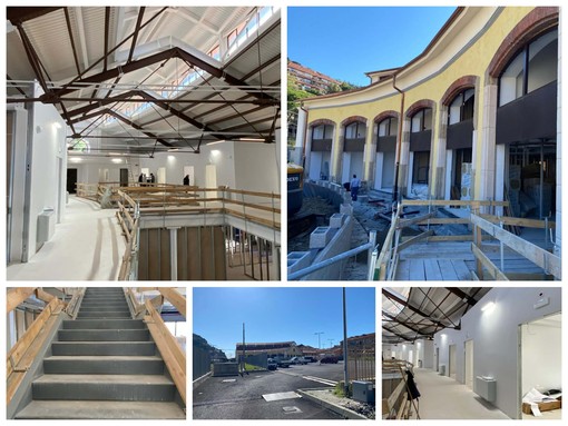 Ventimiglia, Scullino visita il cantiere del Palasalute: "Progetto fortemente voluto dalla nostra amministrazione" (Foto)