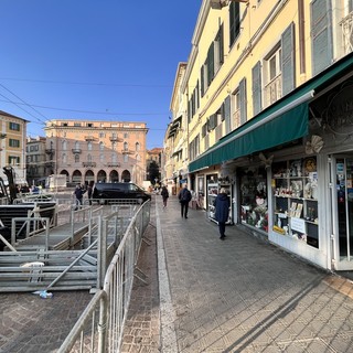Sanremo: i marciapiedi di piazza Colombo avranno la stessa pavimentazione di via Matteotti, pronto il progetto