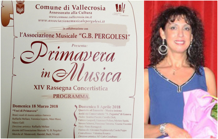 Vallecrosia: al via la 14a rassegna concertistica di "Primavera in musica" organizzata dall'Associazione Musicale G.B. Pergolesi