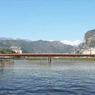 Ventimiglia, passerella sul fiume Roia: al via i lavori di ricostruzione (Foto) Ventimiglia, passerella sul fiume Roia: al via i lavori di ricostruzione (Foto)