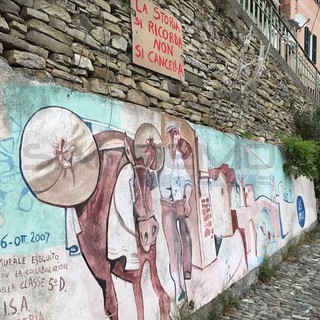Badalucco: l'ex consigliere comunale Mirko Secondo interviene sulla questione del murales Badalucco: l'ex consigliere comunale Mirko Secondo interviene sulla questione del murales
