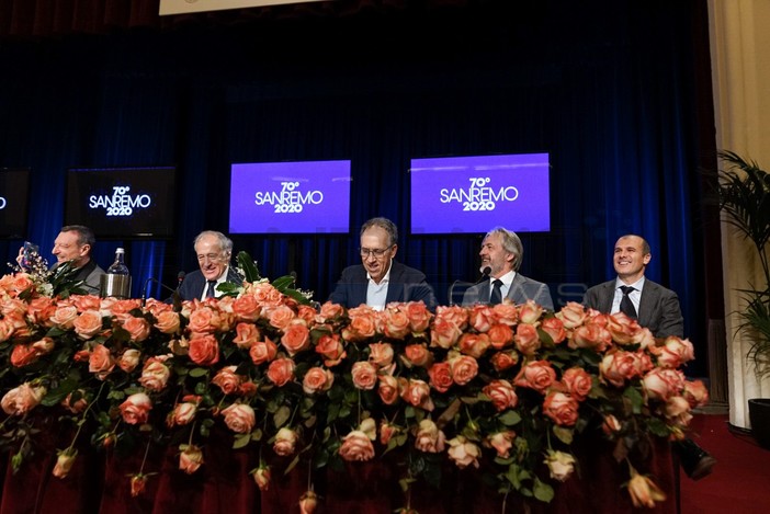 La conferenza stampa al Casinò di Sanremo