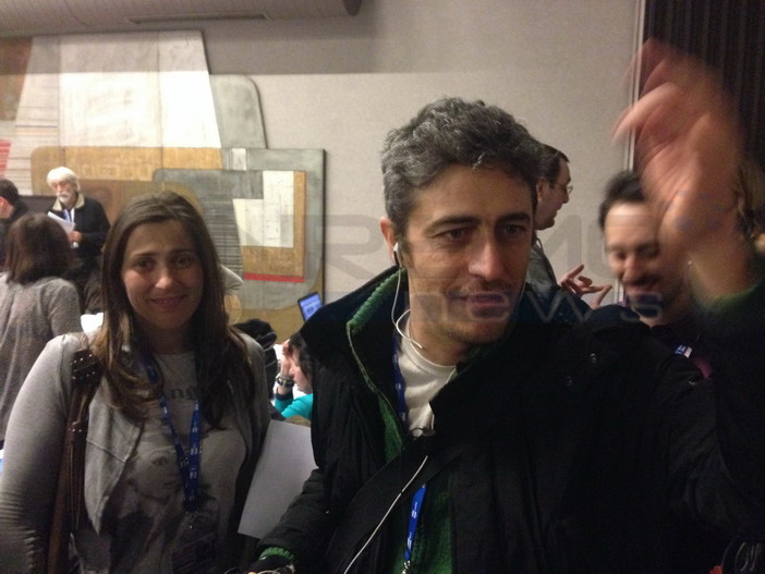 #sanremo2014: incursione di Pif in sala stampa al Roof per la sua 'Anteprima' #sanremo2014: incursione di Pif in sala stampa al Roof per la sua 'Anteprima'