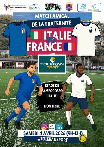 Calcio, a Camporosso un’amichevole solidale tra rifugiati e migranti per celebrare inclusione e dignità