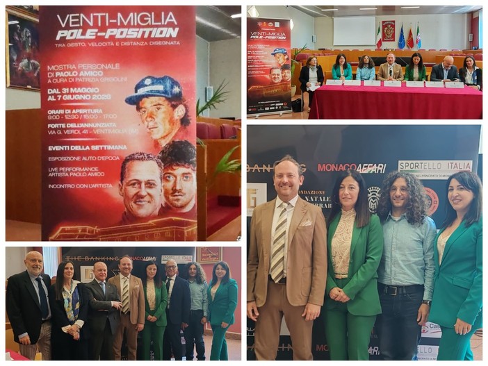Arte e motori, la 'Pole Position' parte da Ventimiglia: Paolo Amico in mostra al Forte dell’Annunziata (Foto e video)