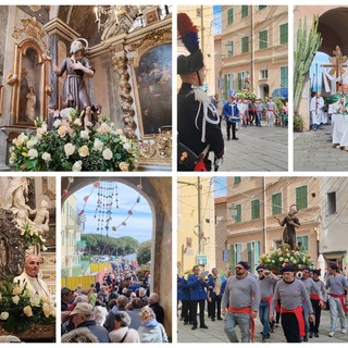 Bordighera, tradizione rispettata: comunità riunita per la processione di Sant'Ampelio (Foto e video)