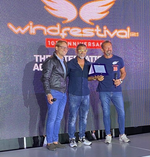 Diano Marina: Windfestival 2021, l’assessore Marco Scajola premiato dagli organizzatori