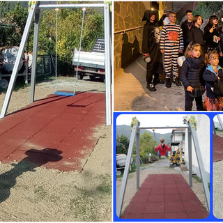 Borghetto d'Arroscia: ad halloween inaugurato il nuovo parco giochi per i bimbi, "Un'opera per il futuro dei nostri borghi" Borghetto d'Arroscia: ad halloween inaugurato il nuovo parco giochi per i bimbi, "Un'opera per il futuro dei nostri borghi"