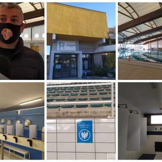 Covid, piscina di Imperia aperta solo per attività agonistica, Gai (Rari Nantes): "Con logica e responsabilità potremo riaprire" (foto e video)