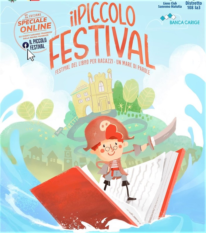 Ospedaletti: venerdì 21 maggio alle 18.00 l’inaugurazione in modalità online del ‘Piccolo Festival’. Protagonista Paola Forneris con il libro ‘La conchiglia dell’Isola delle Correnti’