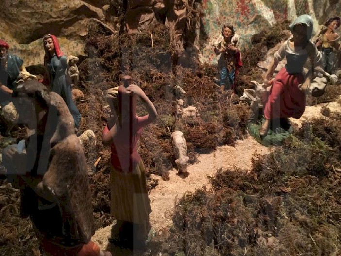 Imperia: in allestimento il tradizionale Presepe di Via Carducci, rappresentazione francescana della natività Imperia: in allestimento il tradizionale Presepe di Via Carducci, rappresentazione francescana della natività