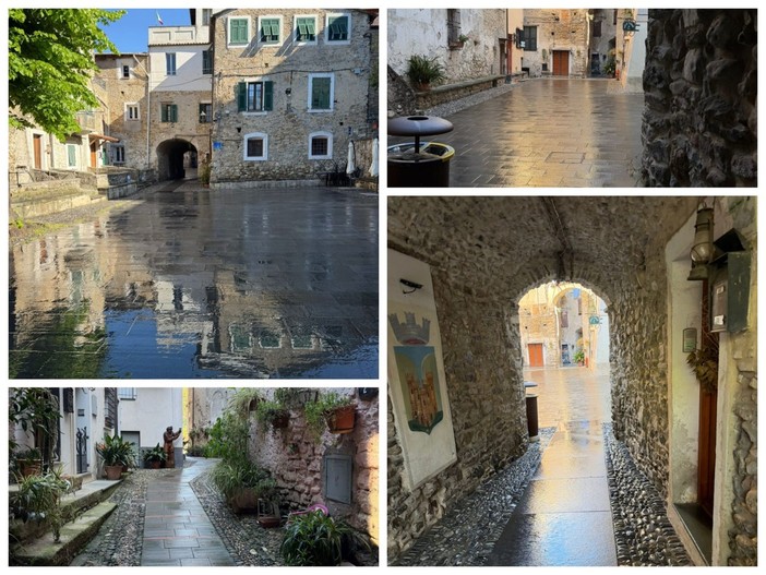 Vallecrosia al Mare, interventi di pulizia e sfalcio nel centro storico (Foto)