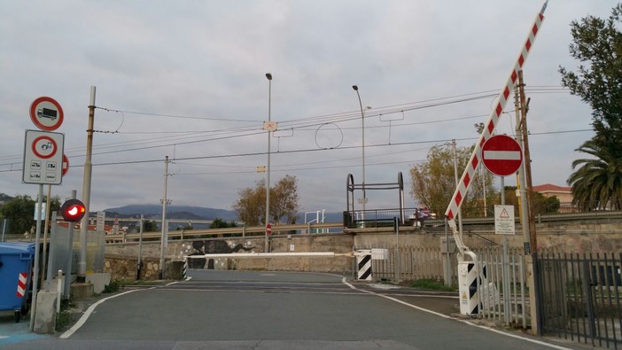 Imperia: al Prino chiuso il passaggio a livello, stop forzato alle auto dalle 8 di lunedì fino al 12 febbraio