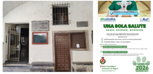 Informazione a prevenzione a Pigna con l'incontro "Una sola salute: uomo, animale, ambiente"