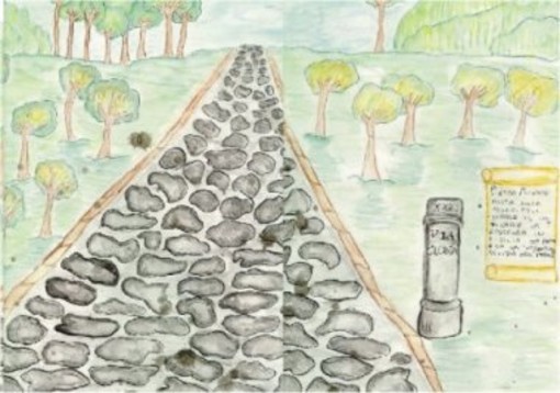 Sanremo: pietra miliare 'ritoccata', l'umoristica segnalazione (con foto) di Alfredo Schiavi