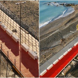 Pista ciclopedonale a sbalzo a Ventimiglia, Scullino: "E' finita l'opera pubblica voluta e progettata dalla nostra amministrazione" (Foto)