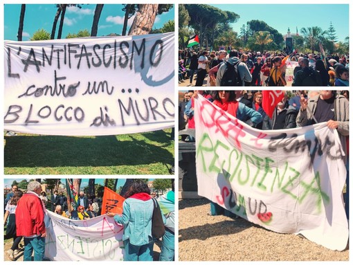 "Ora e sempre resistenza, fuori i fascisti dalle città": a Ventimiglia scatta la protesta durante la cerimonia del 25 aprile (Foto e video) "Ora e sempre resistenza, fuori i fascisti dalle città": a Ventimiglia scatta la protesta durante la cerimonia del 25 aprile (Foto e video)