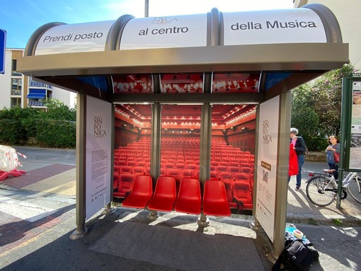 La pensilina 'adottata' dall'Orchestra Sinfonica