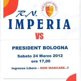 Pallanuoto: sabato alla Cascione, partita tra RN Imperia e il President Bologna