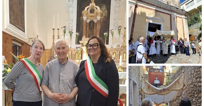 Processione da Vallebona a Borghetto San Nicolò, comunità unite per celebrare il Corpus Domini (Foto) Processione da Vallebona a Borghetto San Nicolò, comunità unite per celebrare il Corpus Domini (Foto)