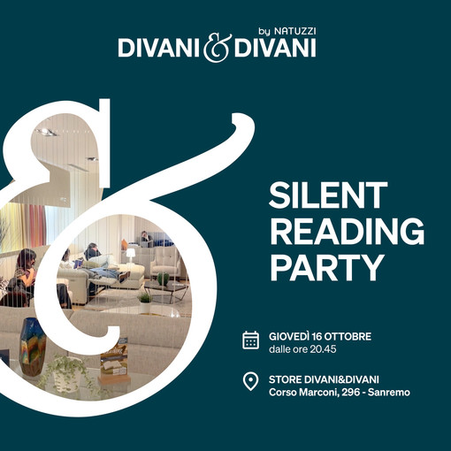 A Sanremo torna il “Silent Reading Party” per gli amanti della lettura