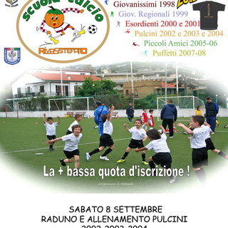 Domani raduno dei 'Pulcini' della Scuola Calcio Riva S.Stefano
