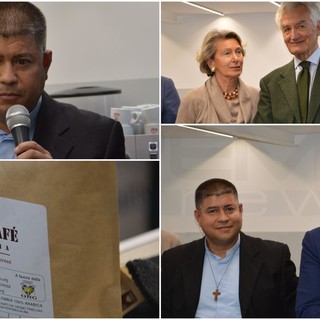 Ventimiglia: dalle piantagioni di coca a quelle di caffè, don Rito Alvarez, Fundacion Oasis de Amor y Paz e Oasis For Peace insieme per lanciare ‘Oasis Cafè Colombia’ (Foto e Video)