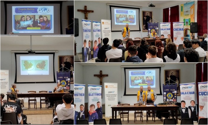 Vallecrosia, lotta ai tumori: prevenzione a scuola con il 'Progetto Martina' dei Lions (Foto)