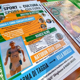 "Sport e Cultura - Sport è Cultura" ad Arma di Taggia: incontri, testimonianze e arte, dal 19 al 21 agosto