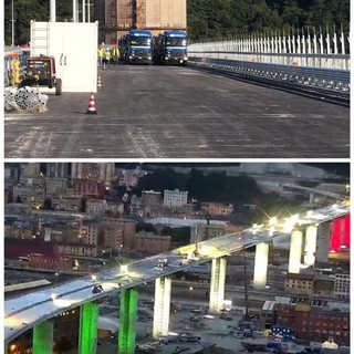 Ponte di Genova, Toti: "Iniziate le prove di collaudo, grazie al lavoro incessante di tanti oggi è un simbolo"