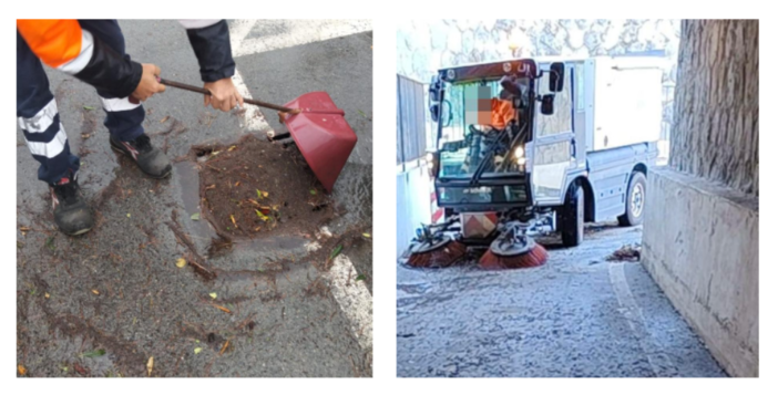 Il maltempo causa allagamenti: Bordighera pulisce tombini, strade e sottopassi (Foto)