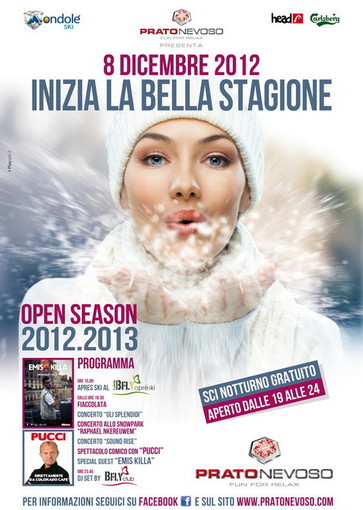 Sci, al via la stagione bianca di Prato Nevoso con l’Open Season